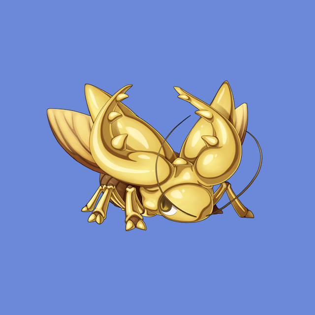 Golden Thief Bug Art